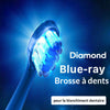 Brosse à dents sonique Power LED Bleaching de Diamond Smile pour le blanchiment des dents
