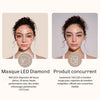 Masque facial de luminothérapie LED
