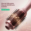 Brosse soufflante VolumeBrush 2-en-1 de Diamond pour un séchage rapide, plus de volume et des cheveux brillants.