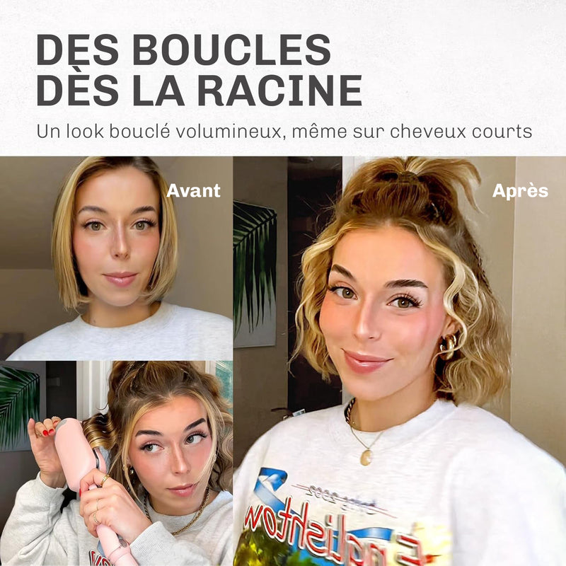 Fer a boucler vagues NovaCurl Diamond ondulations naturelles