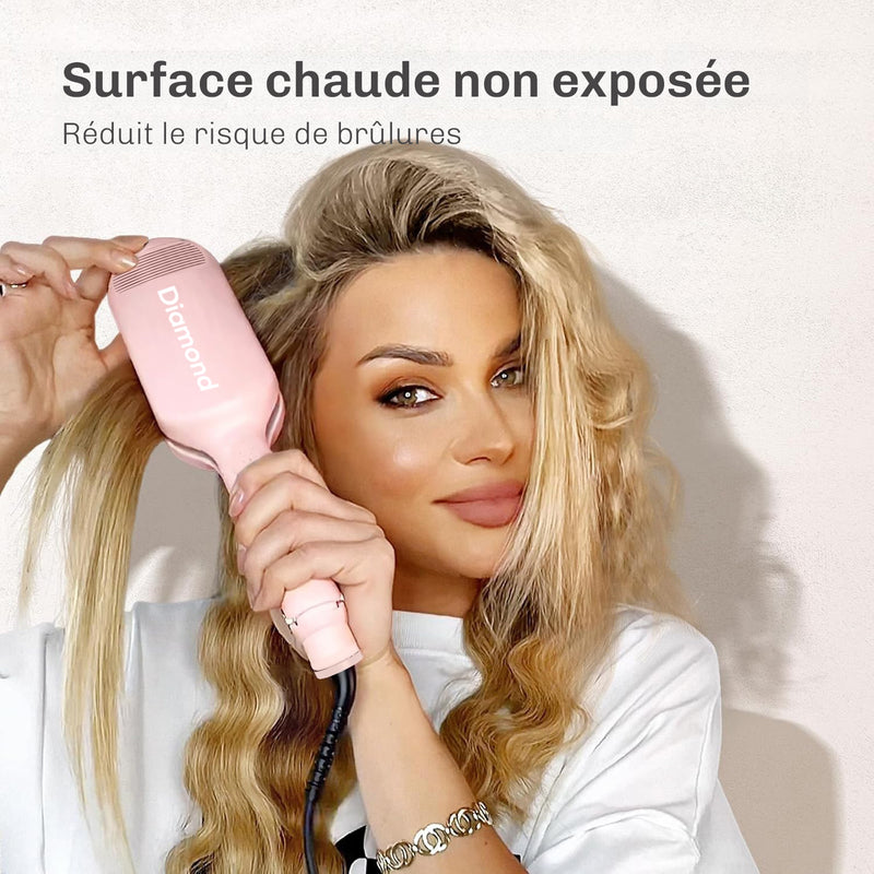 Fer a onduler ceramique NovaCurl Diamond coiffage doux