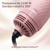 Styler cheveux VolumeBrush 2-en-1 pour un brushing volumineux et des cheveux lisses.
