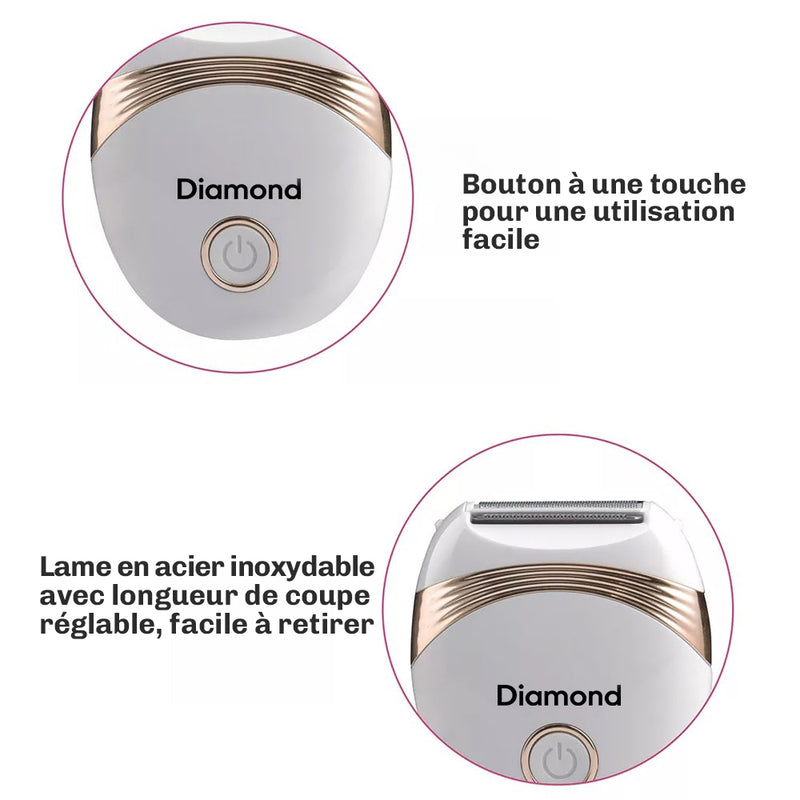 SilkyGo Mini Rasoir Électrique