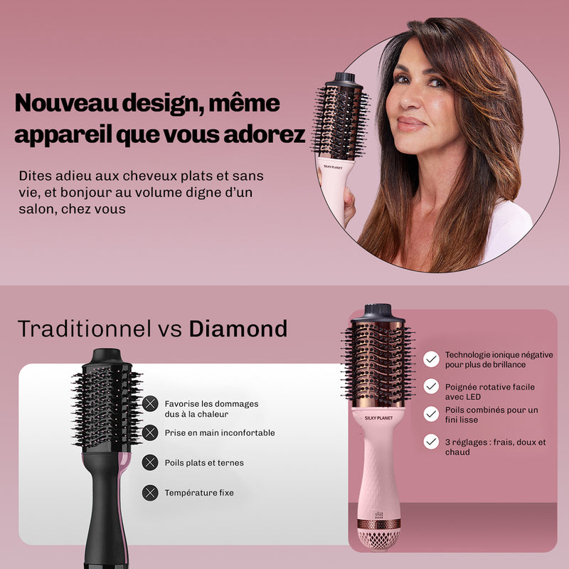 Brosse soufflante VolumeBrush 2-en-1