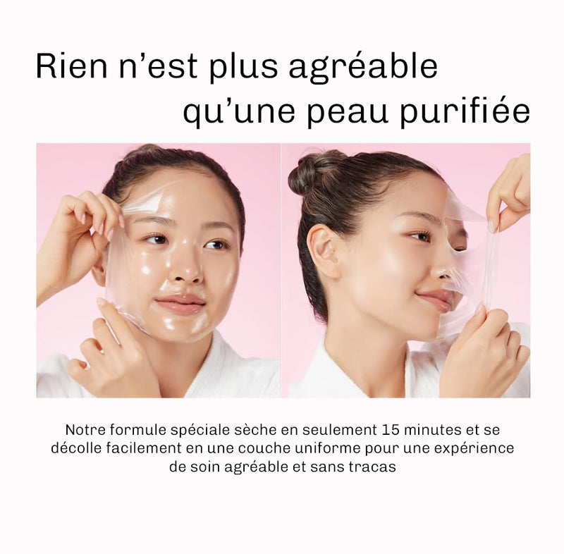 Masque peel-off au collagène