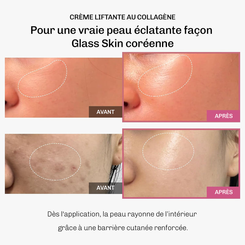 Crème liftante au collagène