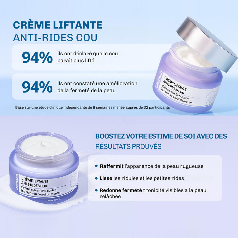 Crème liftante anti-rides du cou