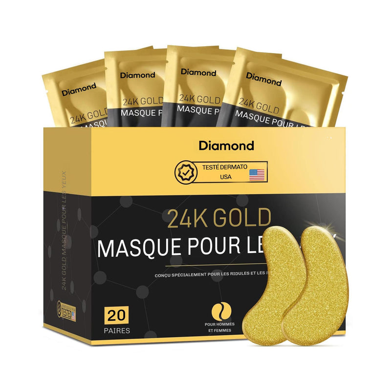 Patchs Yeux Or 24K GoldLift