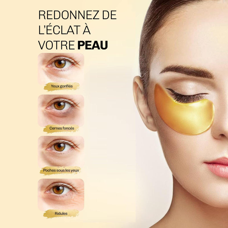 Patchs Yeux Or 24K GoldLift