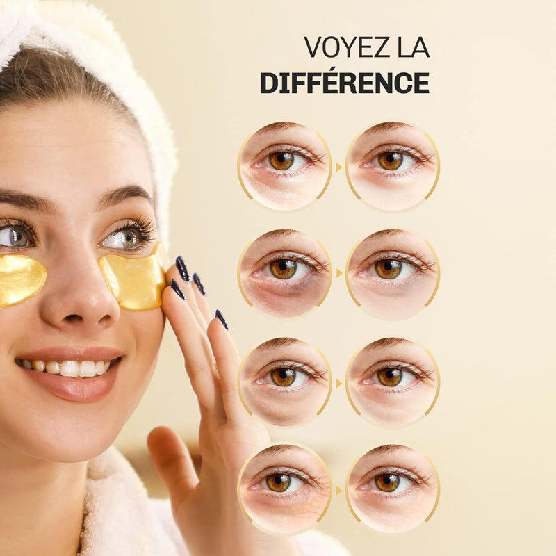 Patchs Yeux Or 24K GoldLift