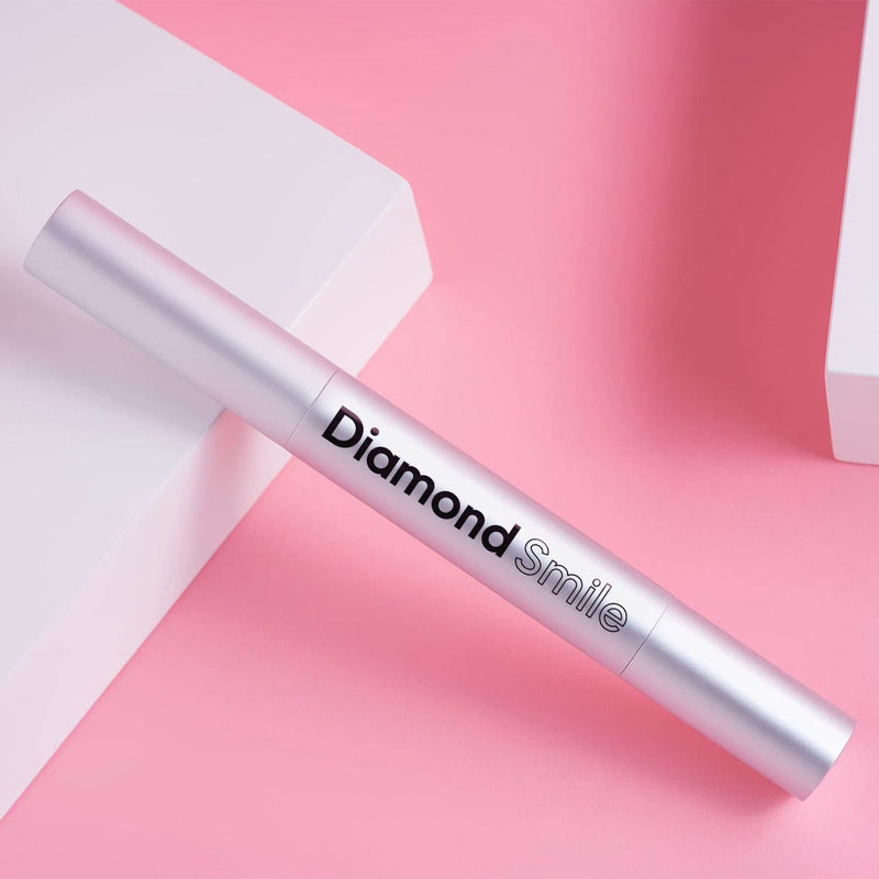Stylo de blanchiment de Diamond Smile - Stylo de blanchiment des dents sur fond rose