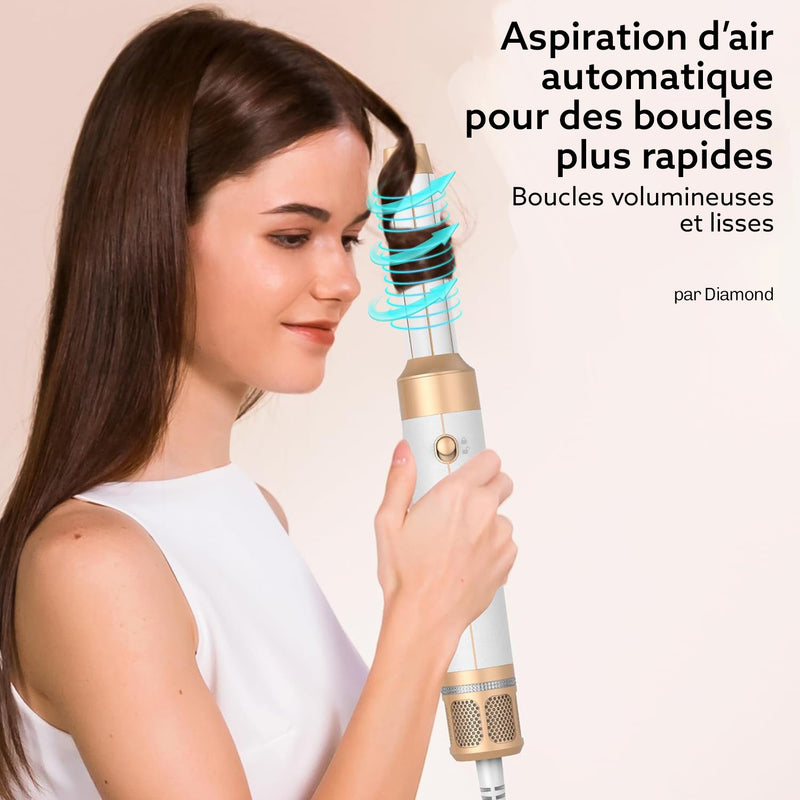 Airstyler coiffage maison AirFlow Diamond cheveux parfaits