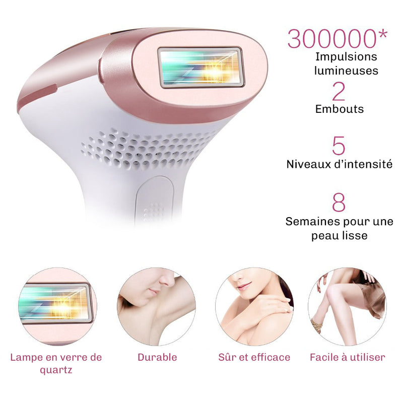 Appareil epilation IPL Diamond utilisation corps et visage