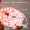 Appareil LED visage Diamond soin peau maison