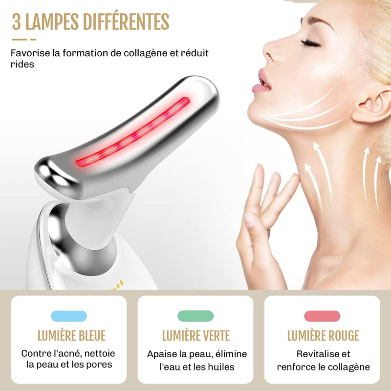 Appareil LED visage Diamond luminotherapie peau