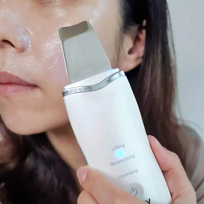 Appareil points noirs ultrasons DermaGlow 5 Diamond purification peau