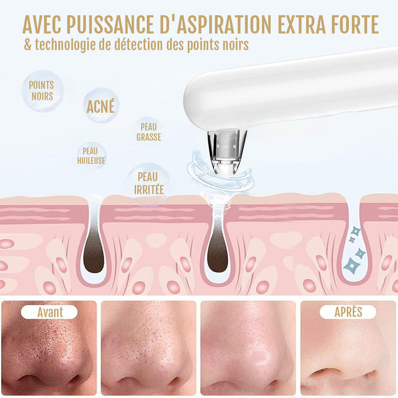 Appareil soin visage maison Diamond peau purifiee