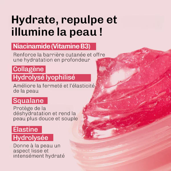 Creme visage hydratante collagene Diamond peau douce