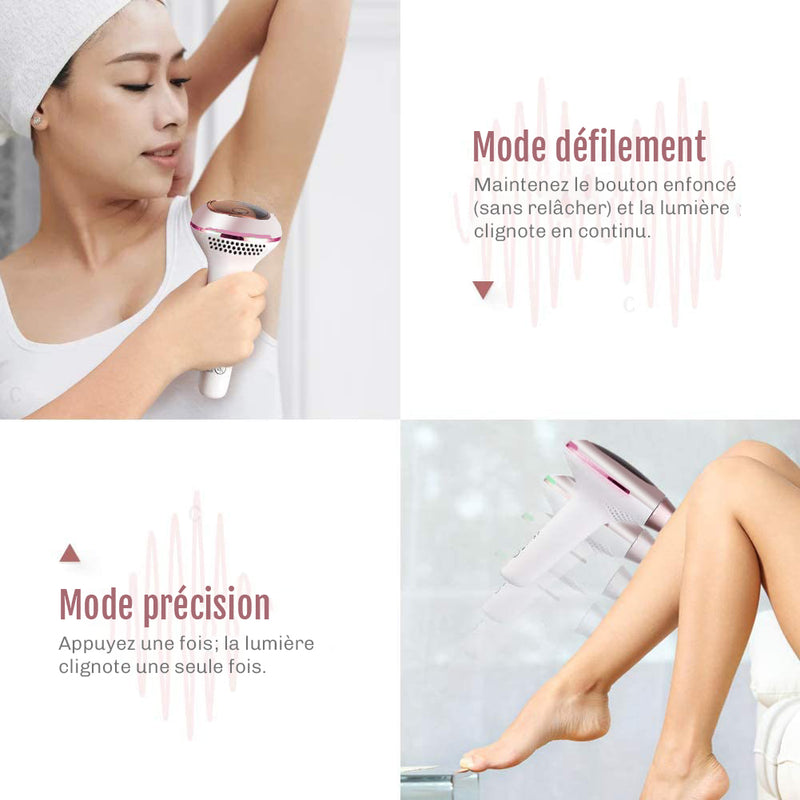 Epilateur IPL Diamond niveaux intensite reglables