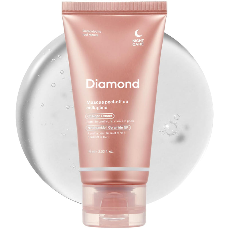 Masque collagene visage Diamond effet lifting