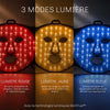 Masque LED Lumidark avec lumiere infrarouge pour soin intensif du visage