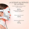 Masque LED LumiWhite avec lumiere infrarouge pour soin intensif du visage