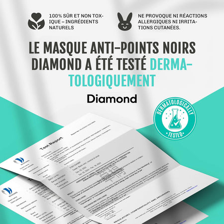 Masque charbon actif Silky Black Diamond purification pores
