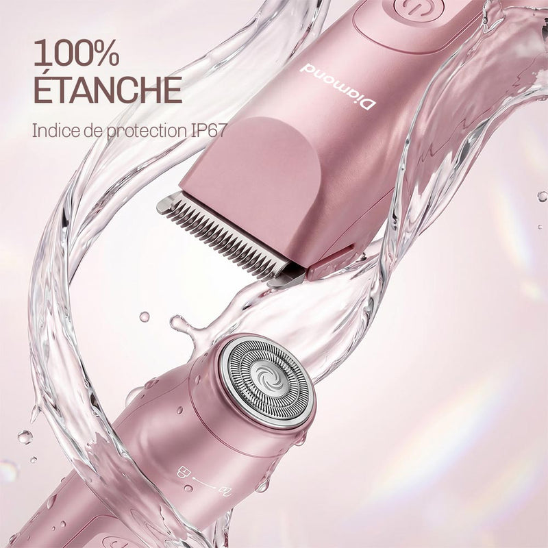 Mini epilateur pour peau sensible sans brulure de rasage