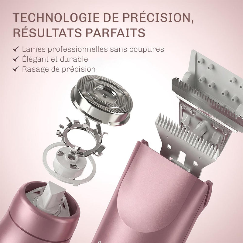 Mini tondeuse electrique pour femme avec utilisation douce pour la peau