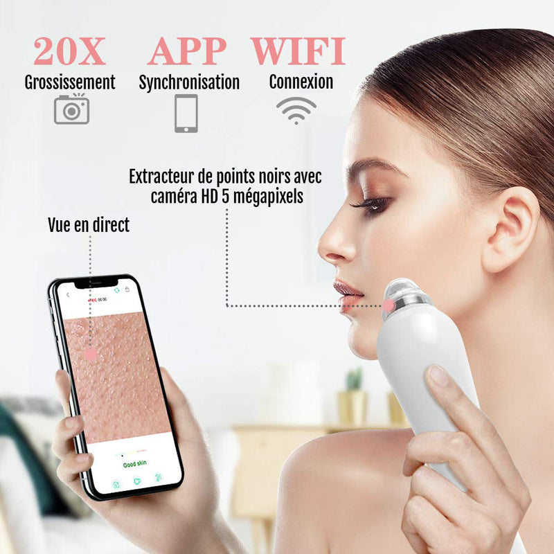 Nettoyeur pores camera ClearCam Diamond nettoyage profond peau