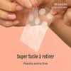 Patch acne hydrocolloide Diamond absorption sebum