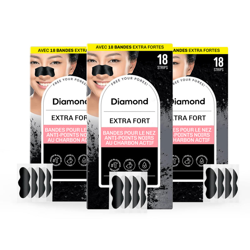 Patch nettoyage nez professionnel Diamond pores propres