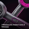 Sèche-cheveux AirFusion anti-frisottis pour des cheveux lisses, soyeux et brillants.