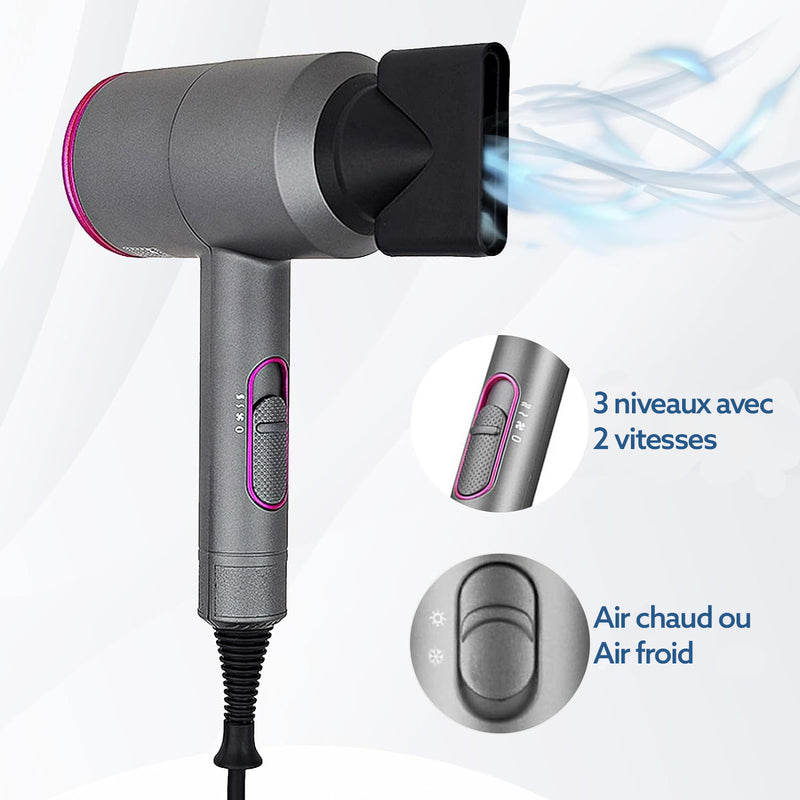 Seche cheveux coiffage maison AirFusion Diamond cheveux parfaits