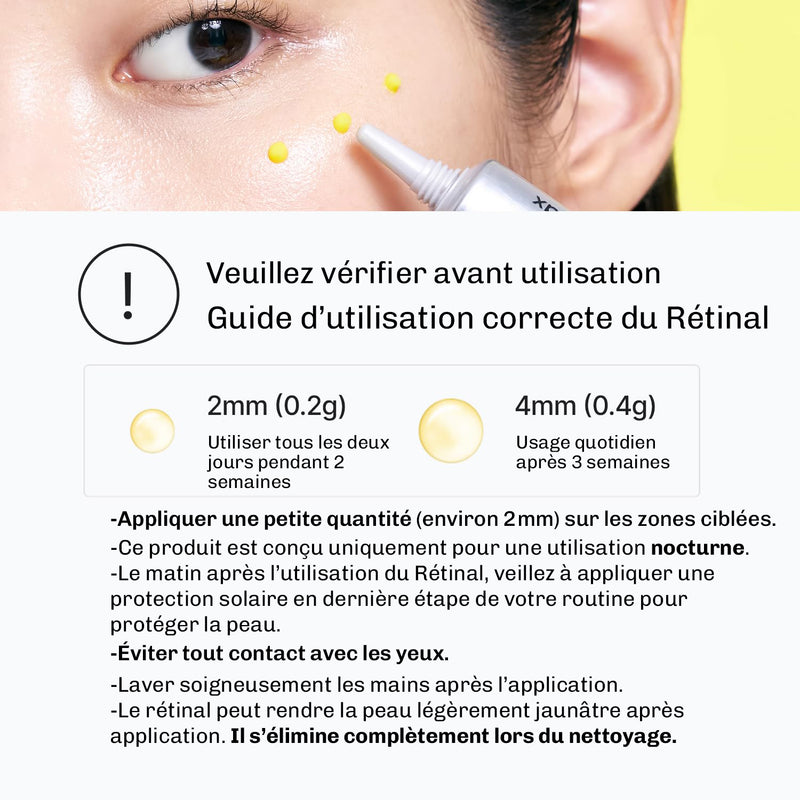 Serum retinal Diamond pour regeneration cutanee nocturne