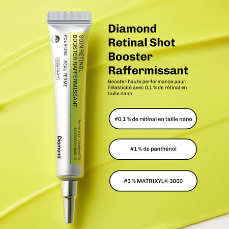 Serum retinal 0 1 Power Booster Diamond pour soin de nuit