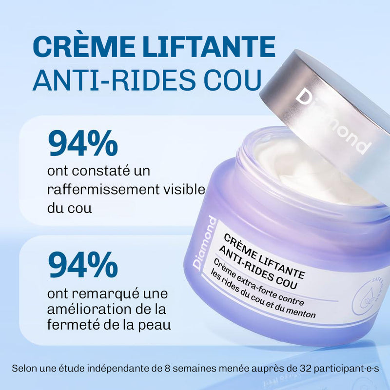 Soin cou anti age Diamond peau jeune