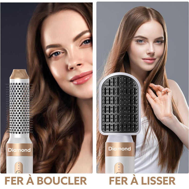 Styler cheveux ionique AirFlow Diamond cheveux brillants