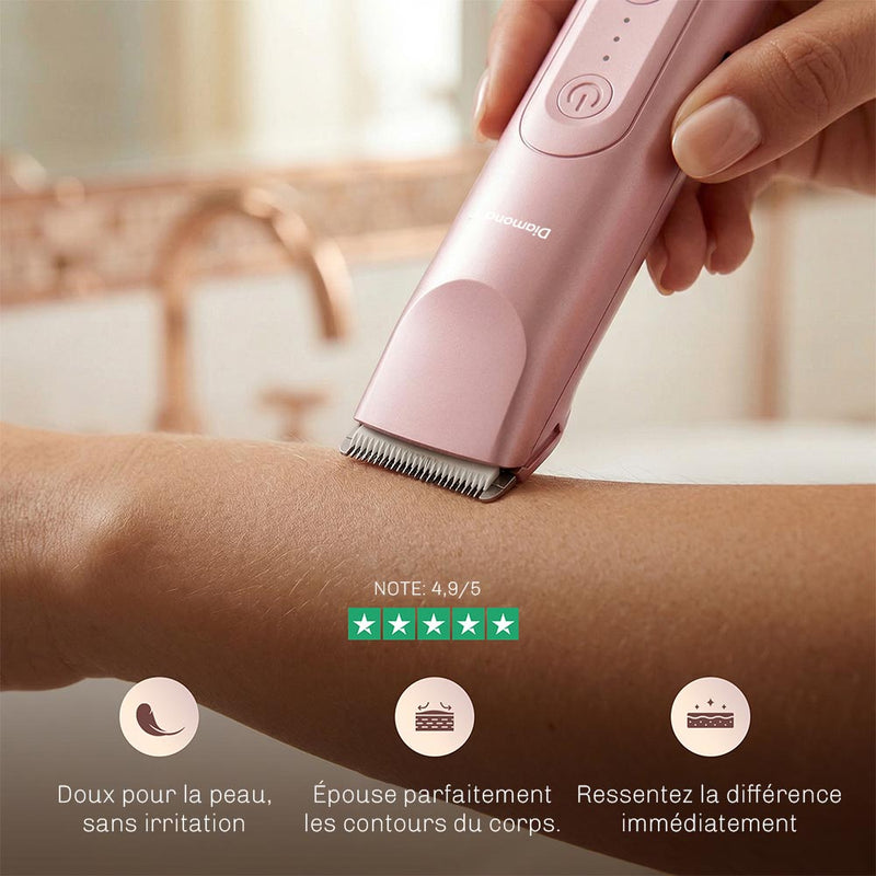 Tondeuse 2 en 1 pour maillot jambes et visage
